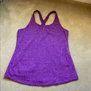 Patagonia women’s fleur purple tank top